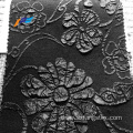 Polyester fokuro jacquard fabric with formal black
